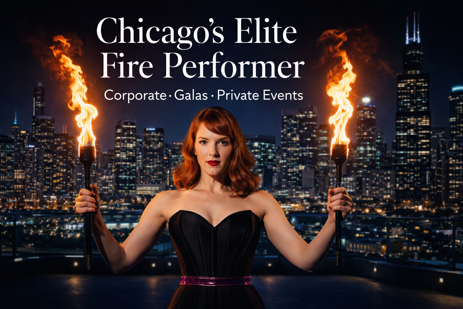 Chicago fire performer for gala corporate event entertainment