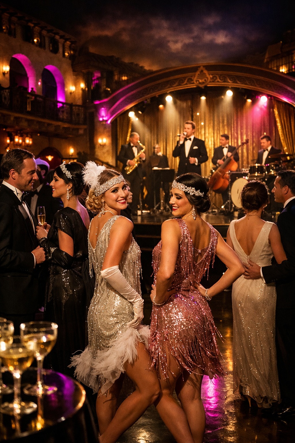 immersive gala entertainment experience with vintage cabaret performance